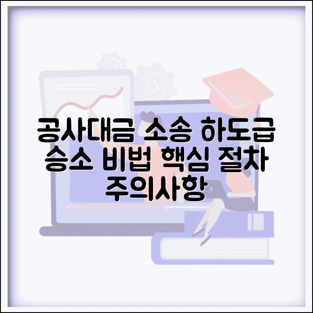 공사대금 청구 소송 하도급 | 건설 공사비 청구 절차, 주의사항 및 승소 전략 총정리