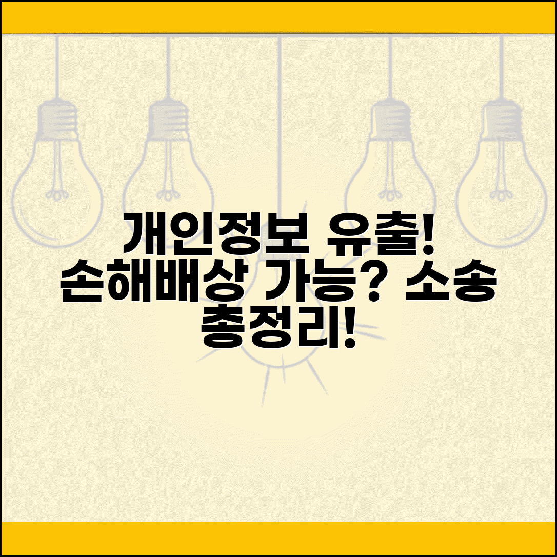 회사 개인정보 유출 시 손해배상 받을 수 있나요 | 집단소송 조건 및 절차 알아보기