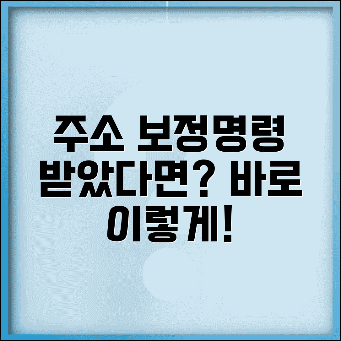 지급명령 주소보정명령 대응법 | 주소 불명확 시 법원 요청 처리 절차 및 준비물